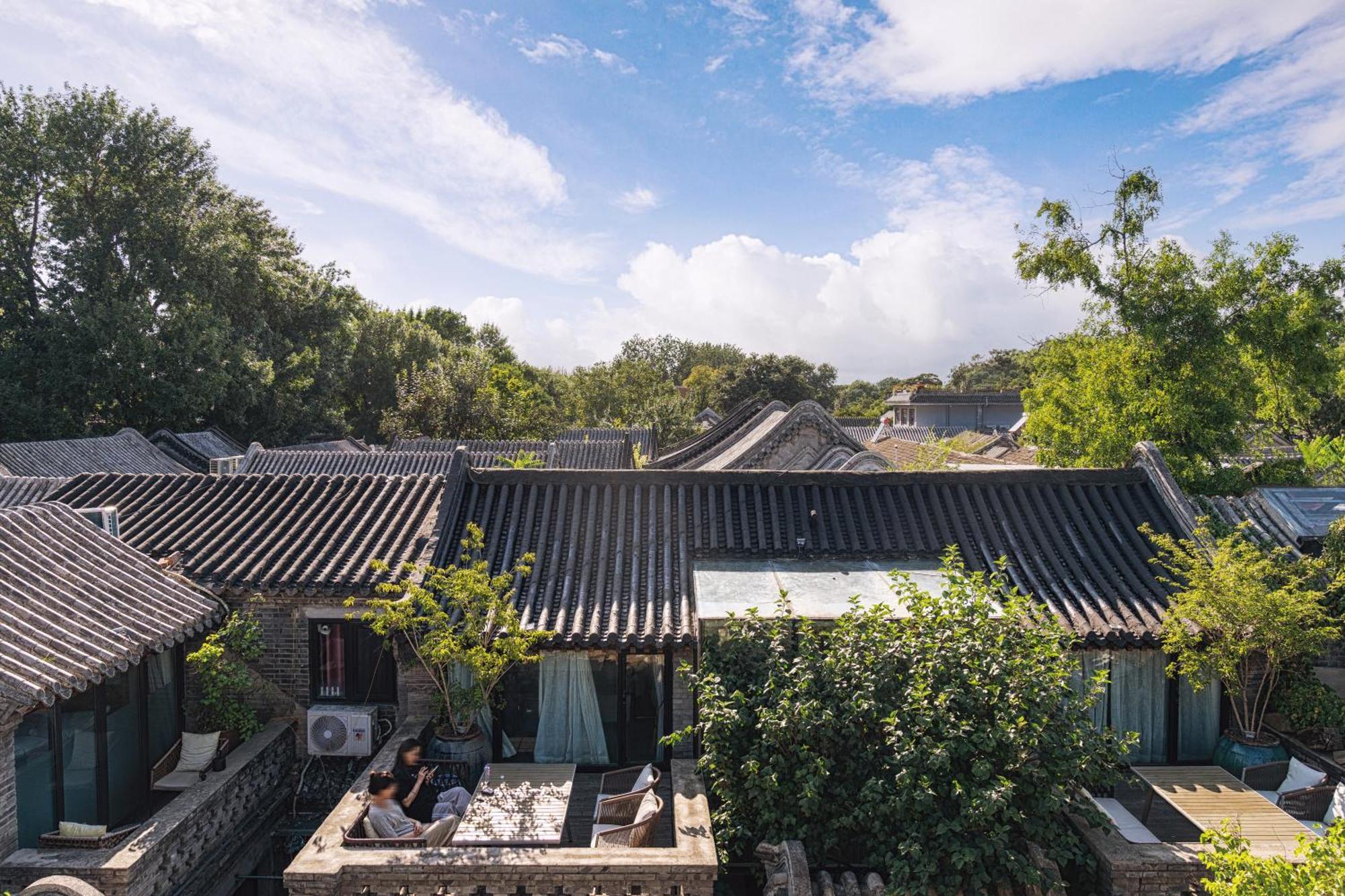 Beijing Le Zai Nan Luo Gu Xiang Wang Fu Jing Forbidden City Courtyard Hotel&Free Laundry Service&Free Coffee And Dumpling Experience Service Exterior photo