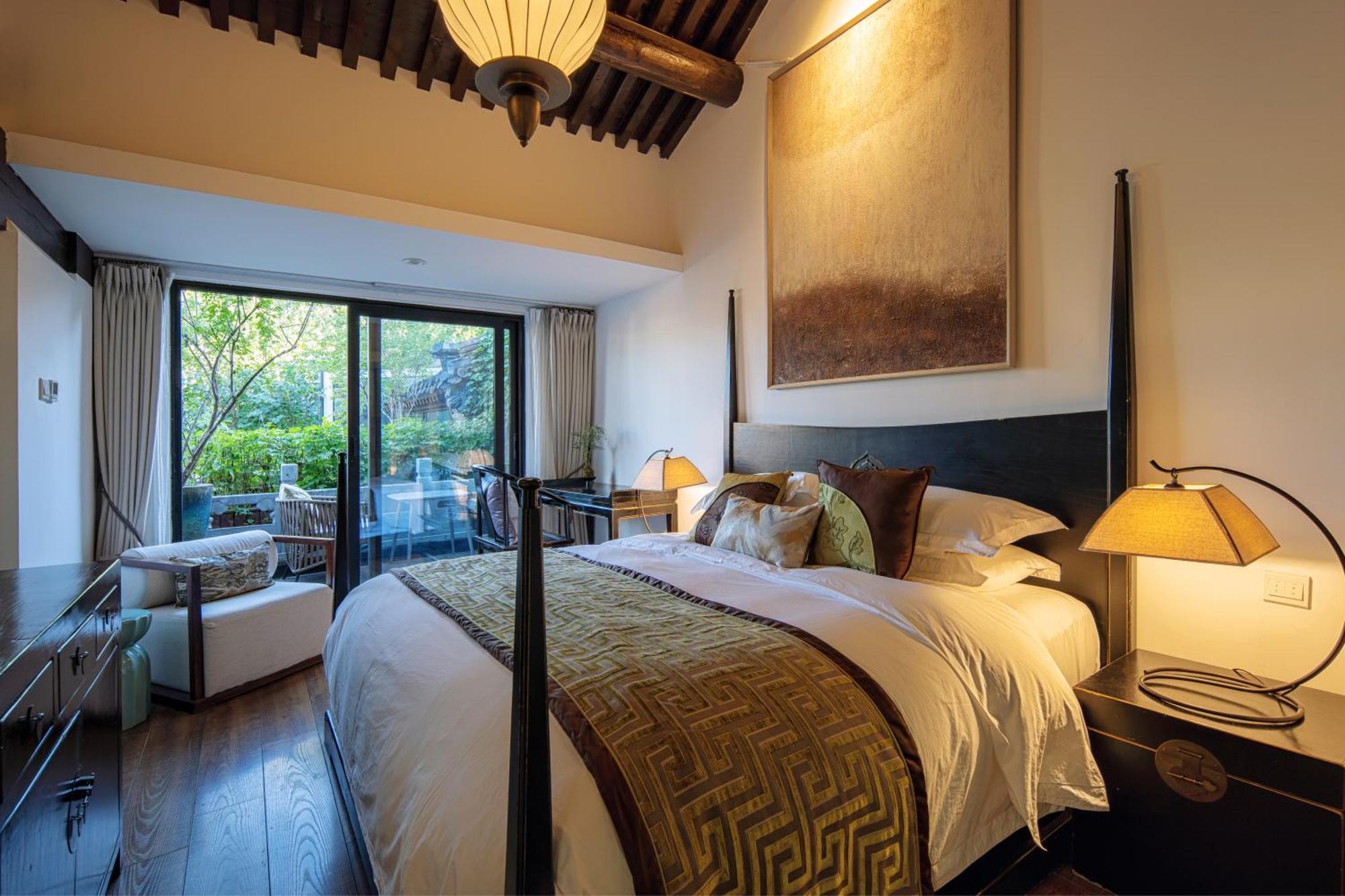 Beijing Le Zai Nan Luo Gu Xiang Wang Fu Jing Forbidden City Courtyard Hotel&Free Laundry Service&Free Coffee And Dumpling Experience Service Exterior photo