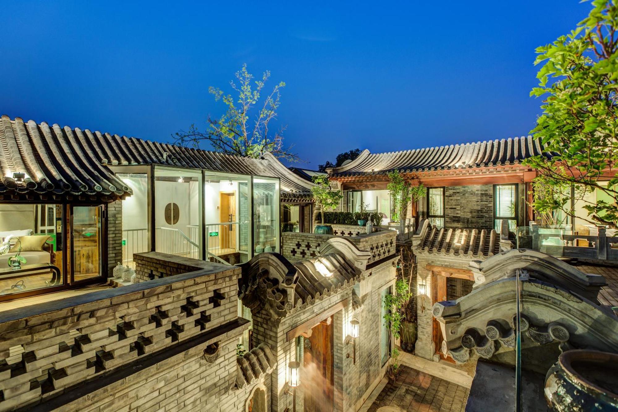Beijing Le Zai Nan Luo Gu Xiang Wang Fu Jing Forbidden City Courtyard Hotel&Free Laundry Service&Free Coffee And Dumpling Experience Service Exterior photo