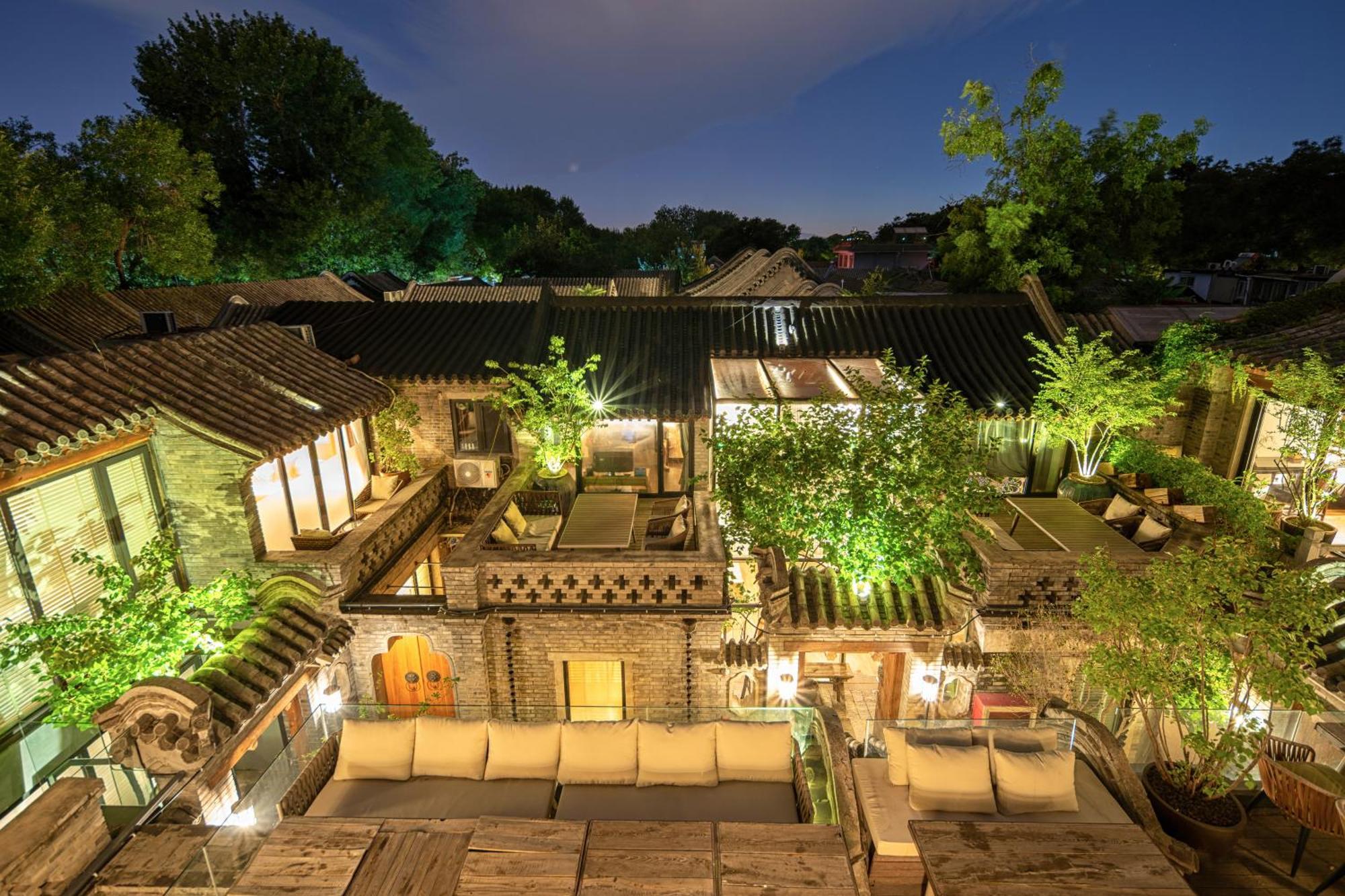 Beijing Le Zai Nan Luo Gu Xiang Wang Fu Jing Forbidden City Courtyard Hotel&Free Laundry Service&Free Coffee And Dumpling Experience Service Exterior photo